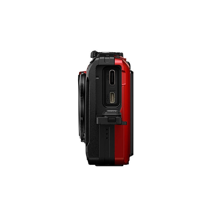 ЦИФРОВ ФОТОАПАРАТ TG-7 OLYMPUS - ЧЕРВЕН