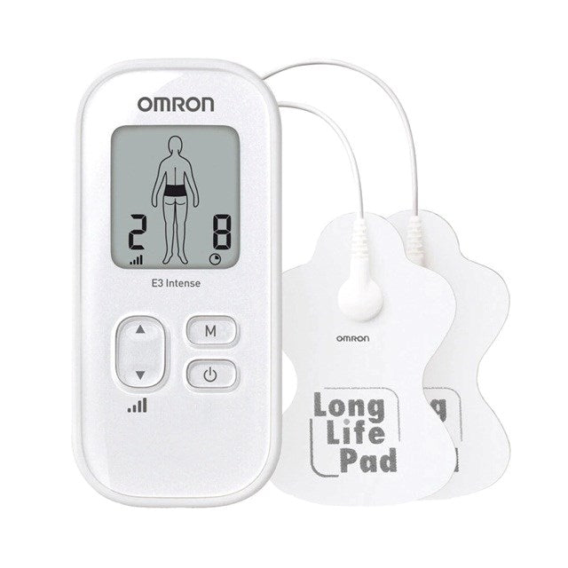 Omron E3 Intense HV-F021-E4W Транскутанна електрическа нервна стимулация (TENS) бял