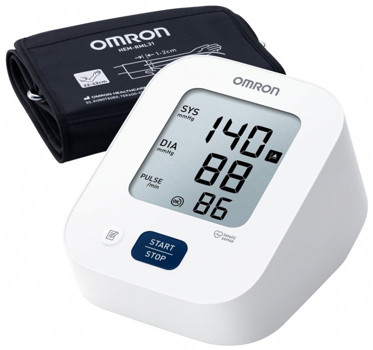 Апарат за кръвно OMRON M2 плюс 2025 + AC Адаптер комплект