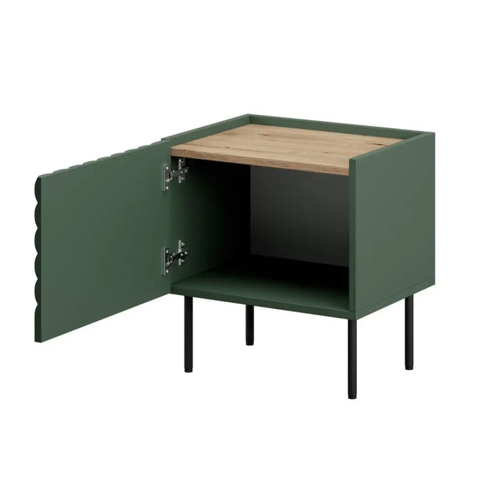 ONDA нощно шкафче 2 бр. 50x40x54 Зелен