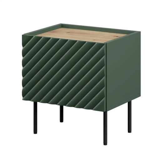 ONDA нощно шкафче 2 бр. 50x40x54 Зелен