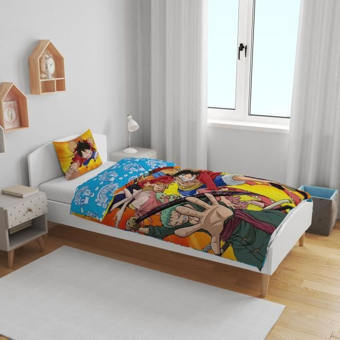 Комплект покривка за завивка One Piece 25 x 4 x 31 cm Многоцветен 140 легло 2 Части