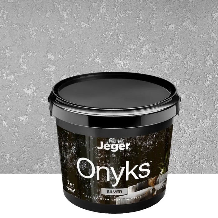 ONYKS SILVER ДЕКОРАТИВЕН ЕФЕКТ 7 KG JEGER