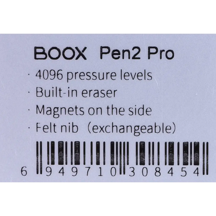 ONYX BOOX PEN 2 PRO STYLUS С ГУМИЧКА ЧЕРНА