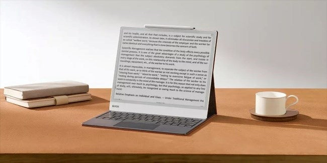 Магнитен калъф Onyx Boox Note Max / Tab XC с клавиатура, кафяв