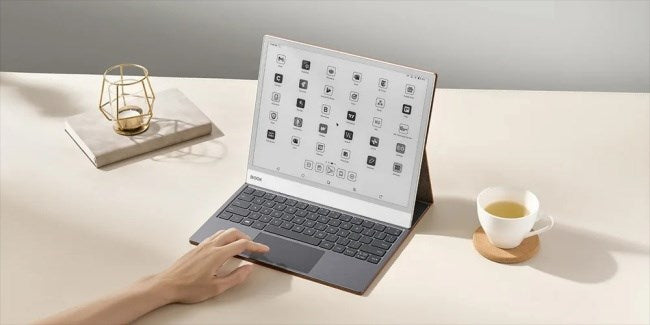 Магнитен калъф Onyx Boox Note Max / Tab XC с клавиатура, кафяв