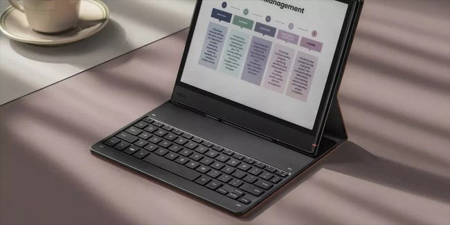 Магнитен калъф Onyx Boox Note Air 5 C с клавиатура, кафяв