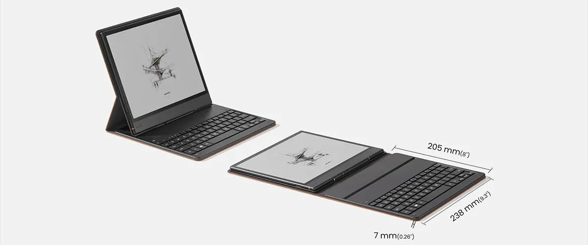 Магнитен калъф Onyx Boox Note Air 5 C с клавиатура, кафяв