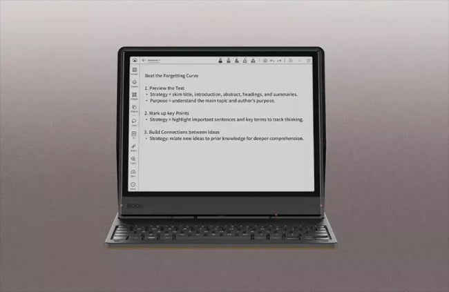 Магнитен калъф Onyx Boox Note Air 5 C с клавиатура, кафяв
