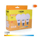 Опаковка от 3 LED крушки EDM 98206 F 60 W 10 W 68 W E27 810