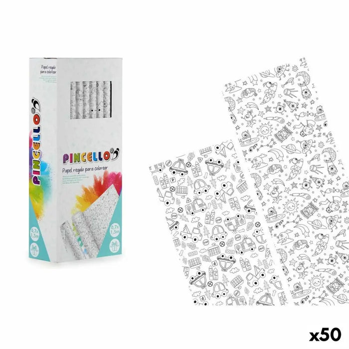 Опаковъчна Хартия Pincello 0,7 x 1,5 m Превозни Средства