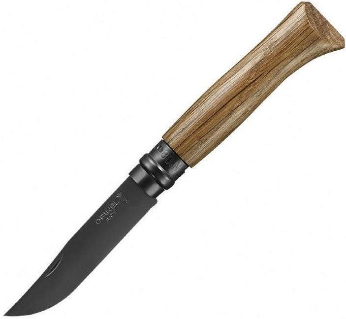 Сгъваем нож Opinel Luxe - №8, дъб, черен