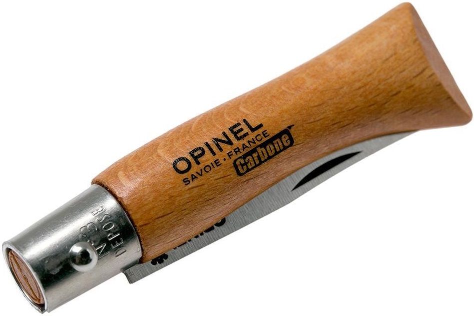 Сгъваем нож Opinel Carbone - №3, бук