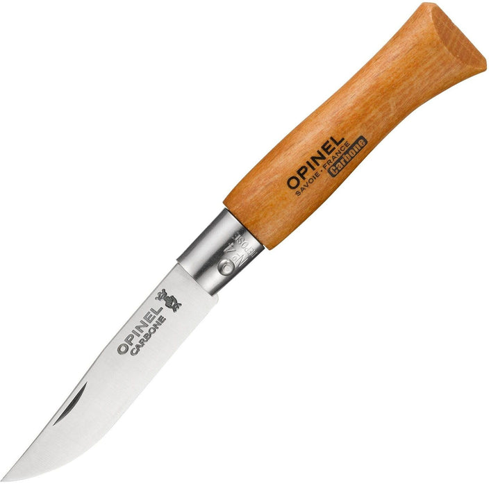 Сгъваем нож Opinel Carbone - №4, бук