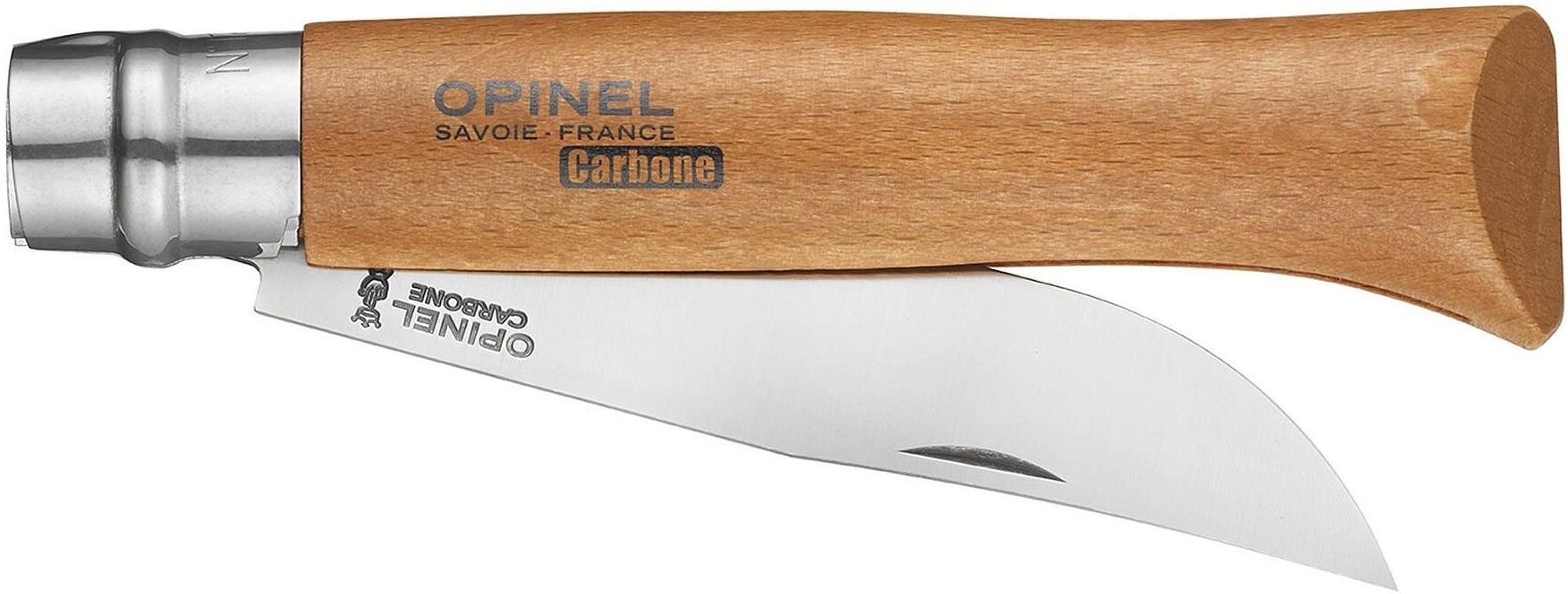 Сгъваем нож Opinel Carbone - №12, бук