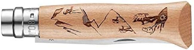 Сгъваем нож Opinel - Hiking, 8.5 cm, бук