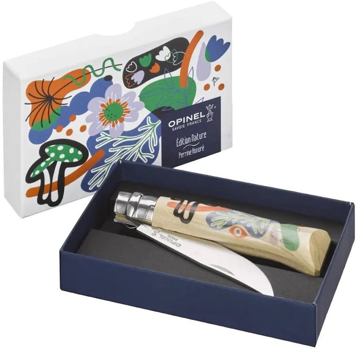 Сгъваем нож Opinel Limited Edition - Nature, 8.5 cm, Perrine Honoré Design