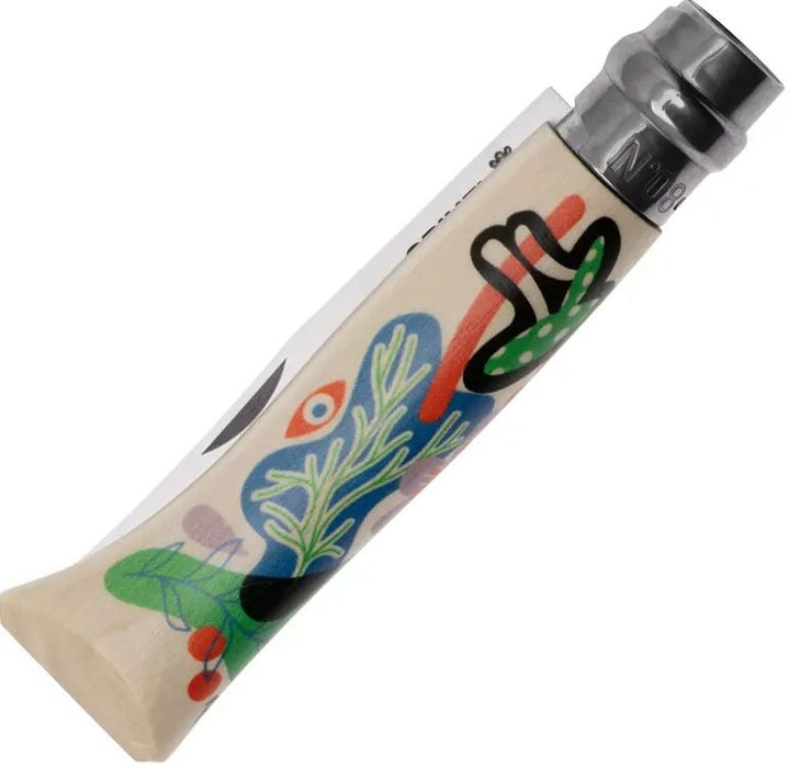 Сгъваем нож Opinel Limited Edition - Nature, 8.5 cm, Perrine Honoré Design