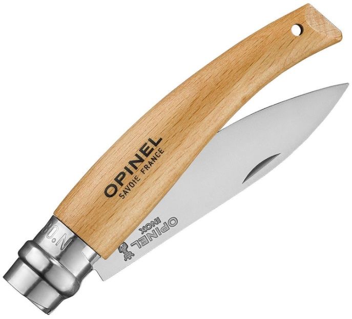 Сгъваем градински нож Opinel - Inox №8, острие 8.5 cm