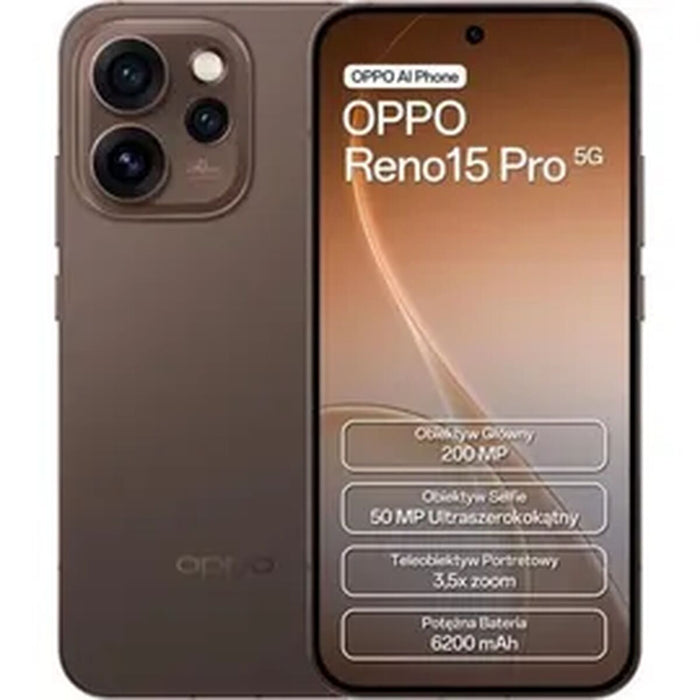 Смартфони Oppo RENO 15 PRO 6,3" Mediatek Dimensity 8450 12 GB RAM 512 GB Черен