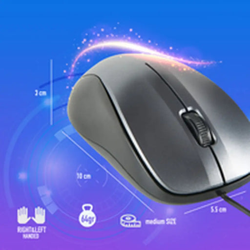 Оптична мишка NGS NGS-MOUSE-1091 Сив 1200 DPI