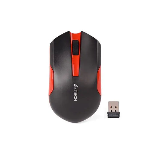Оптична мишка A4tech G3-200N 2.4 GHz 1200 dpi Черен/Червен