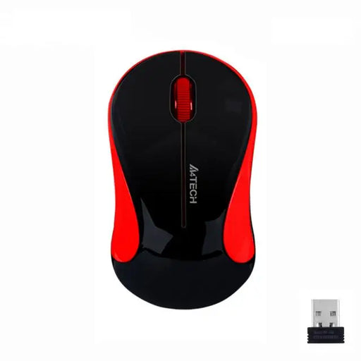 Оптична мишка A4tech G3-270N-4 V-Track USB Черен/Червен