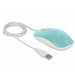 Оптична мишка DeLock USB-A Кабел 1.3 м USB 1200 dpi Tюркоаз