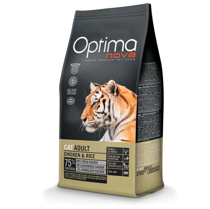 OPTIMANOVA Котка с пиле - суха храна за котки - 6 кг