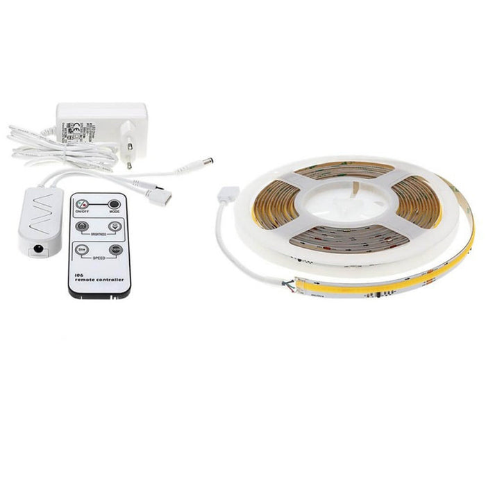 КОМПЛЕКТ БЯГАЩА LED ЛЕНТА 3000К 8W/M 5М СОВ OPTONICA