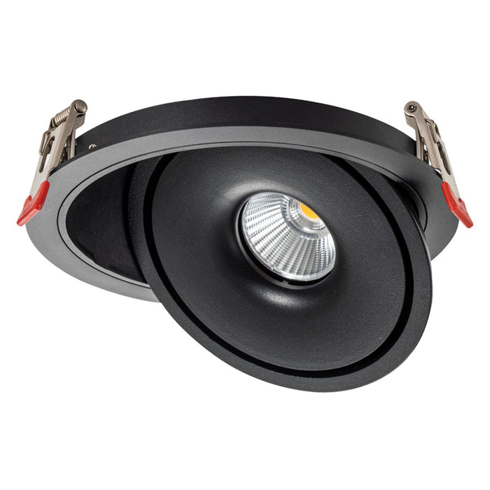 LED ЛУНА COB 15W РЕГУЛИРУЕМА КРЪГЛА ЧЕРНА OPTONICA BRIDGELUX