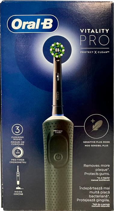 Електрическа четка за зъби Vitality PRO Black, 1 бр