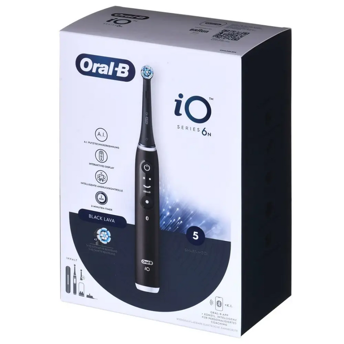 Oral-B iO Series 6 Въртяща се четка за зъби Черна