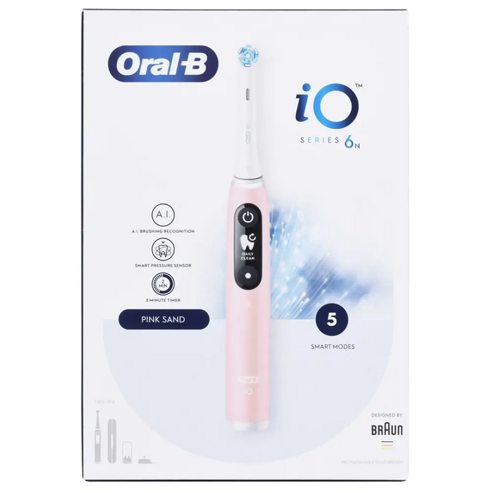 Oral-B iO6 Pink electric toothbrush