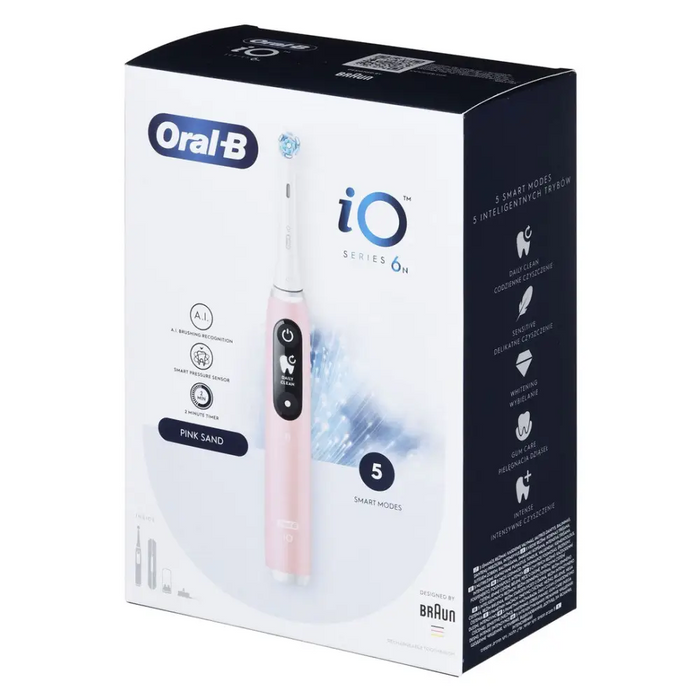 Oral-B iO6 Pink electric toothbrush