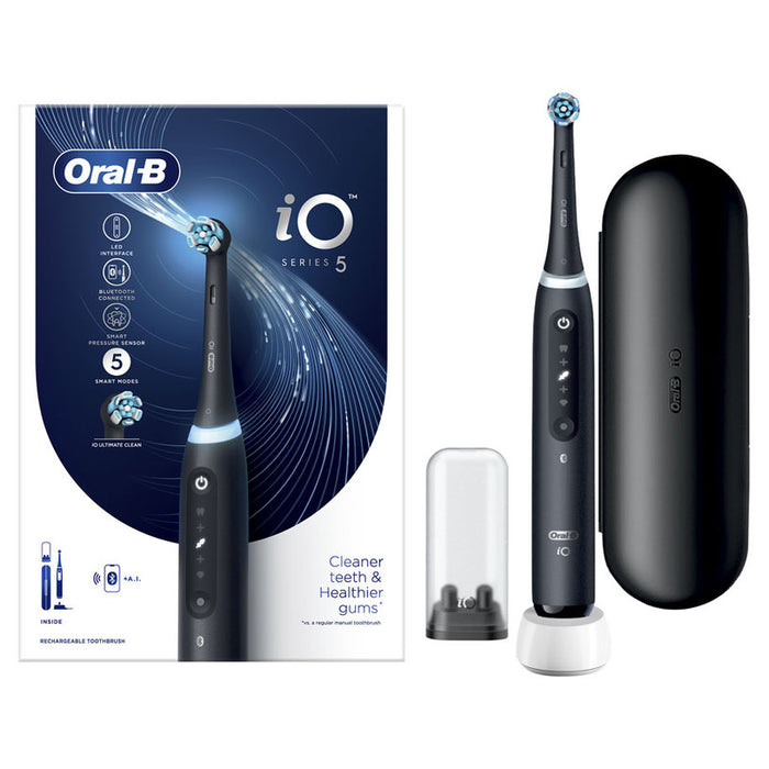 Електрическа четка за зъби ORAL B iO S5 + TC Black