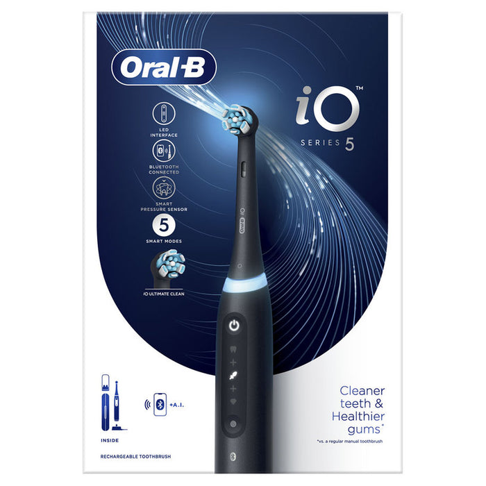 Електрическа четка за зъби ORAL B iO S5 + TC Black