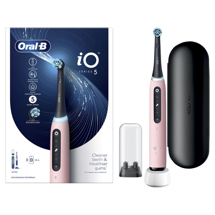 Електрическа четка за зъби ORAL B iO S5 + TC Pink