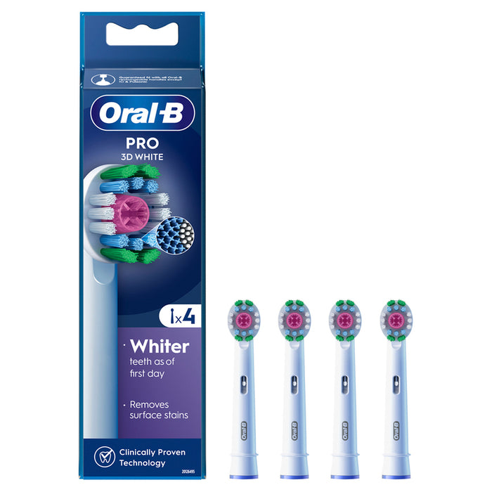 Комплект накрайници ORAL B EB 18-4 3D WHITE