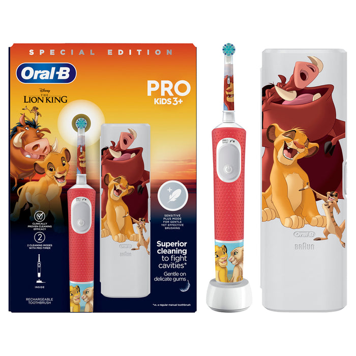 Електрическа четка за зъби ORAL B LION KING PRO3+TC 6/8/6