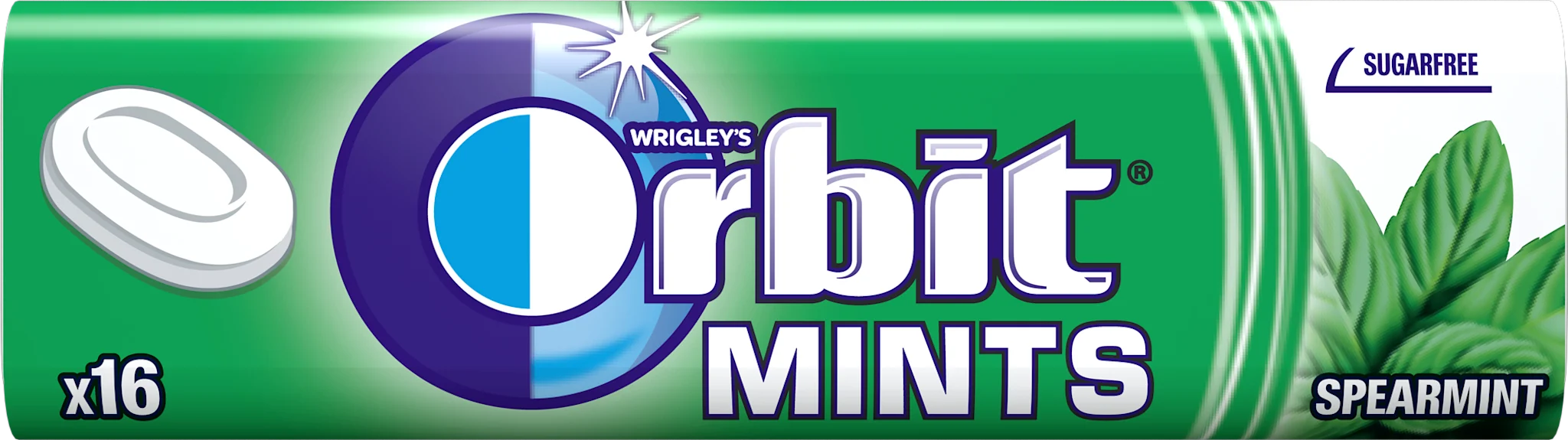 Ментови бонбони Spearmint, 16 броя, 28 g