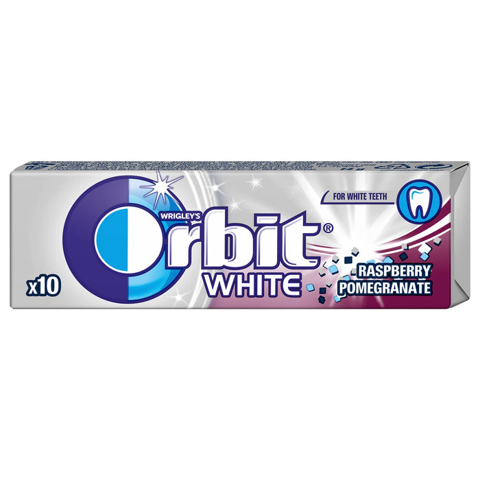 White Дъвки дражете нар и малина, 14 g