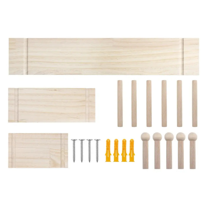 Органайзер за дървена дъска Maclean цвят светло дърво 60x80