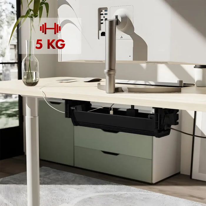 Органайзер за кабел/удължител Maclean под бюрото макс.