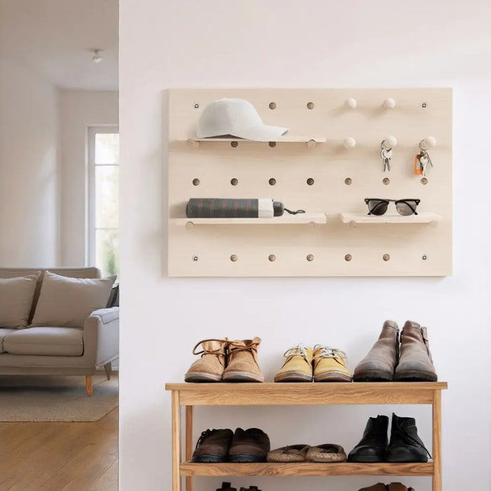 Органайзер за дървена дъска Maclean цвят светло дърво 40x60