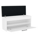 Органайзер за обувки Topeshop PARMA SZAFKA BIEL Closed White