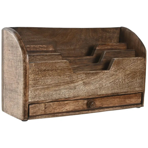 Органайзер Home ESPRIT Кафяв Дърво манго 30 x 11 x 17 cm