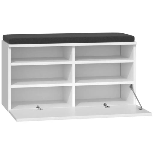 Органайзер за обувки Topeshop RIVA SZAFKA BIEL Closed White