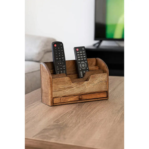 Органайзер Home ESPRIT Кафяв Дърво манго 30 x 11 x 17 cm