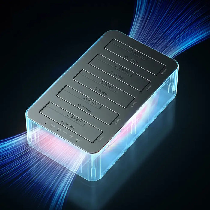 Orico 6656C3-C 5-отсечна докинг станция с функция за офлайн